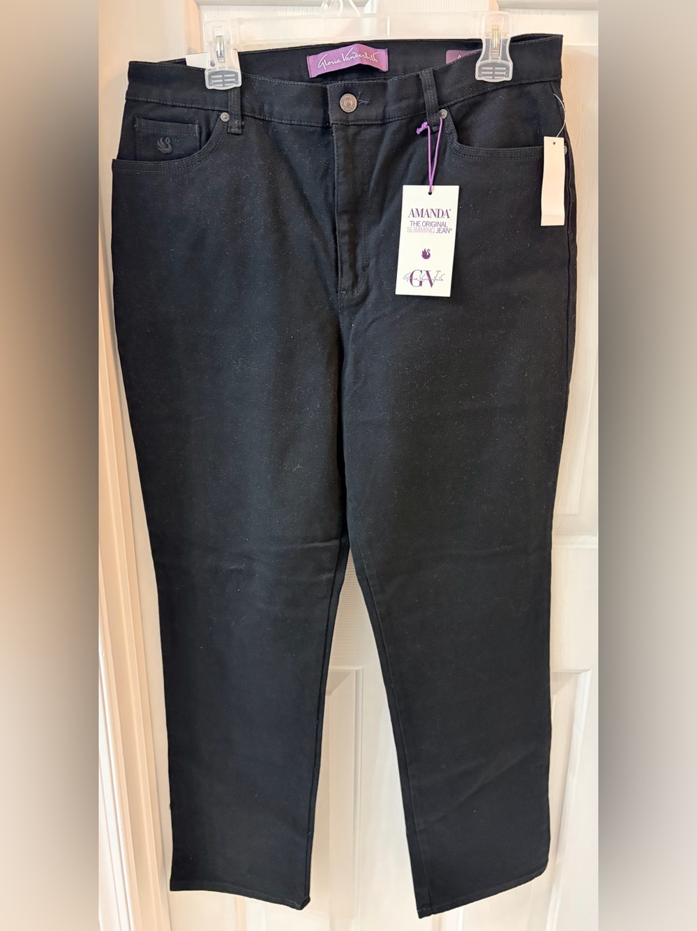 NWT Gloria Vanderbilt Amanda The Original Slimming Jean  Stretch Jeans Size 14